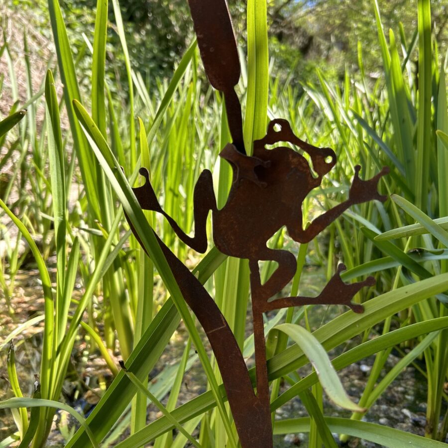Grenouille en métal