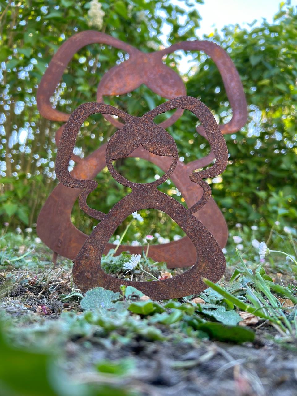 Alsacienne en métal décorative
